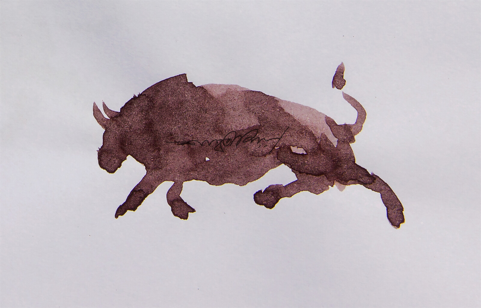 BULL WATERCOLOR ILLUSTRATION