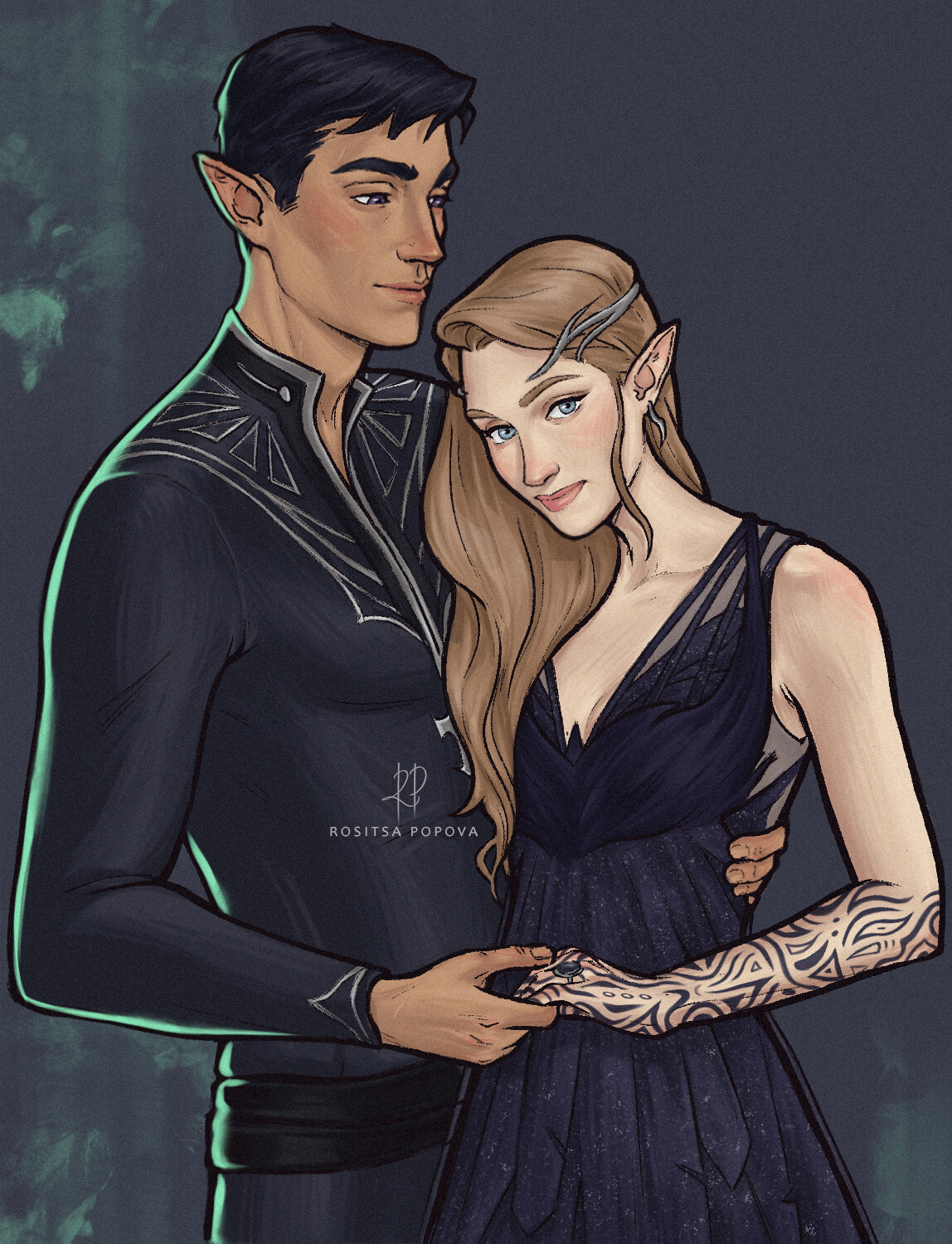 Artstation Feysand Feyre Rhysand Rositsa Popova This video is a bunch of feysand fan art combined. artstation feysand feyre rhysand