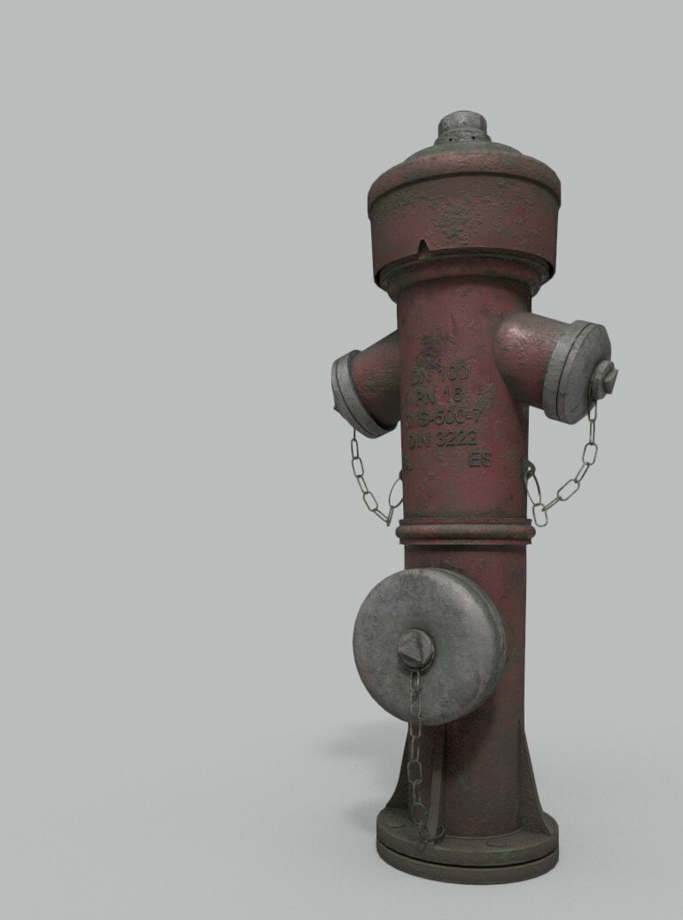 Fire Hydrant used Render