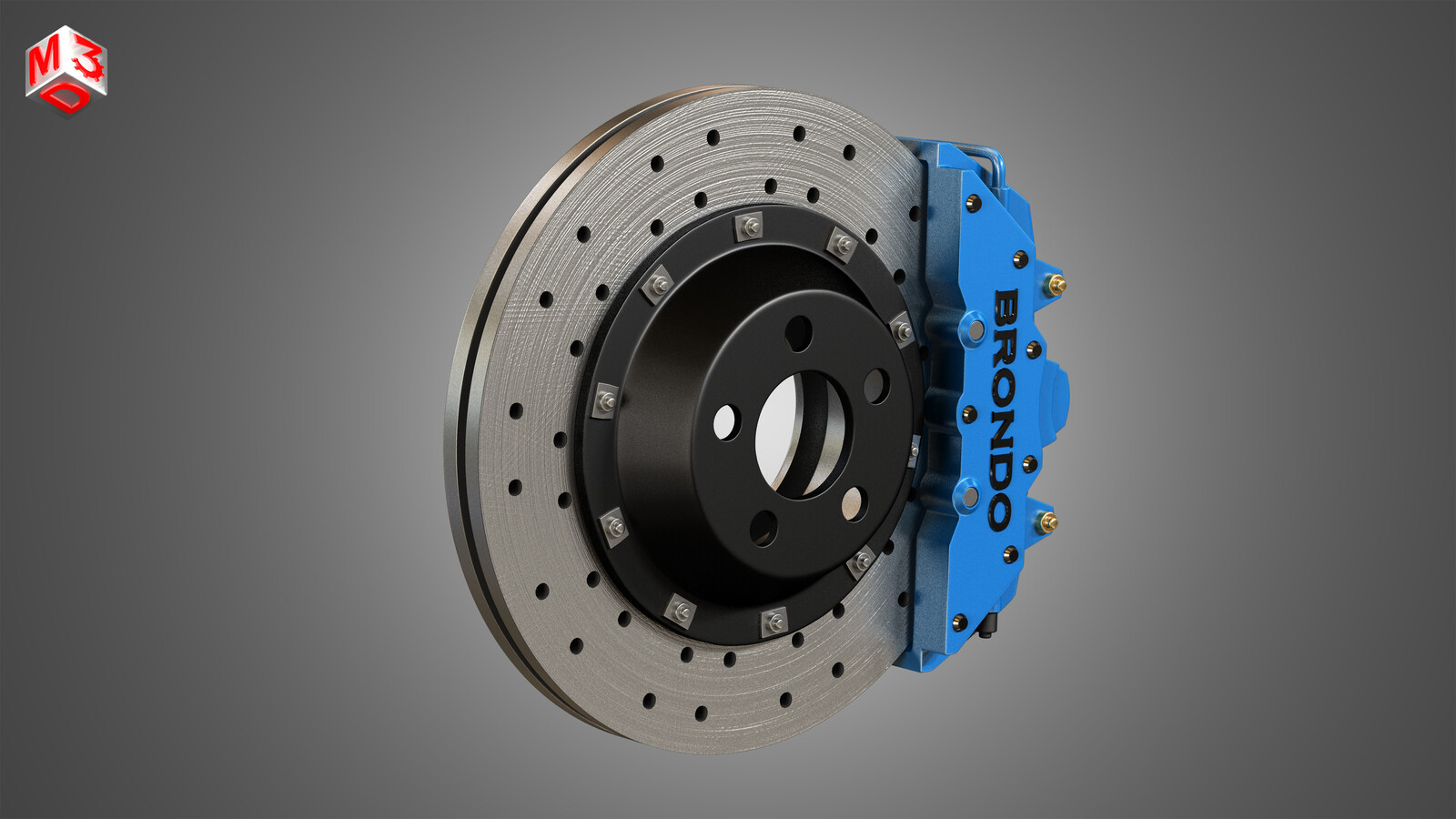 Brake Disk and Caliper 3D model