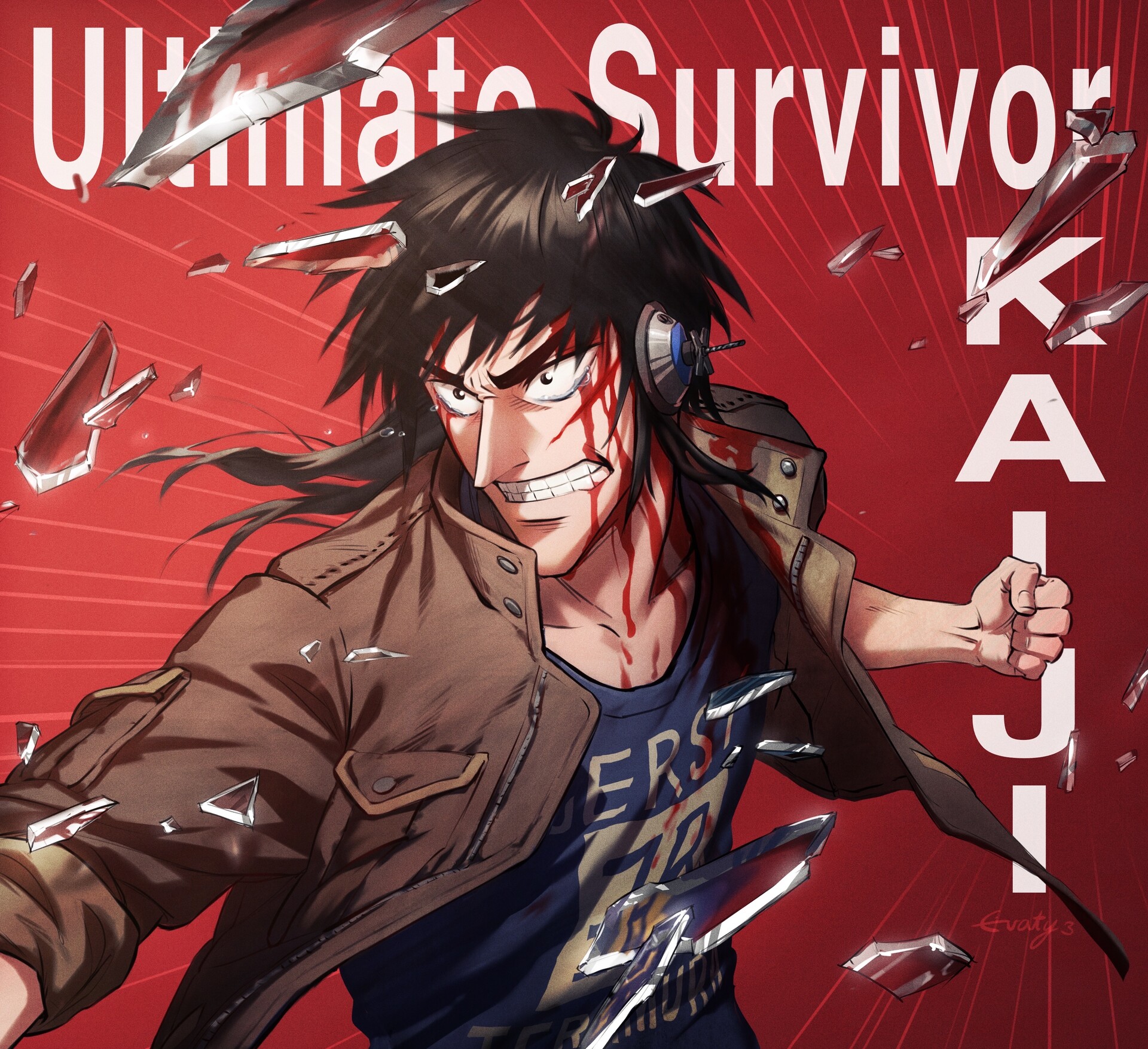 Artstation Ultimate Survivor Kaiji Fan Art Evaty Yu