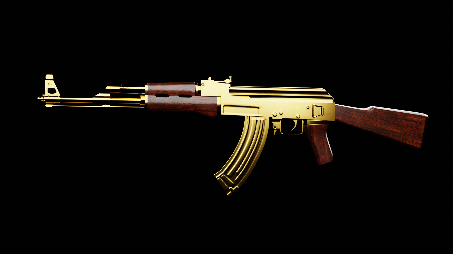 ArtStation - Golden AK-47