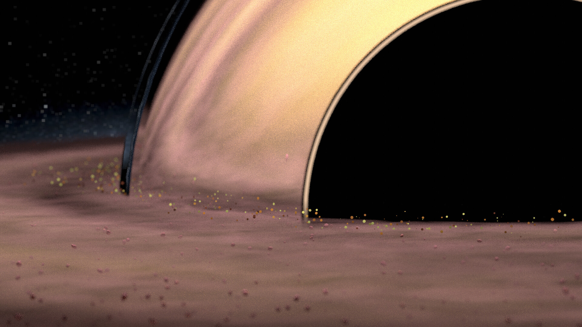 Artstation Interstellar Like Black Hole V1 Zach Hoy