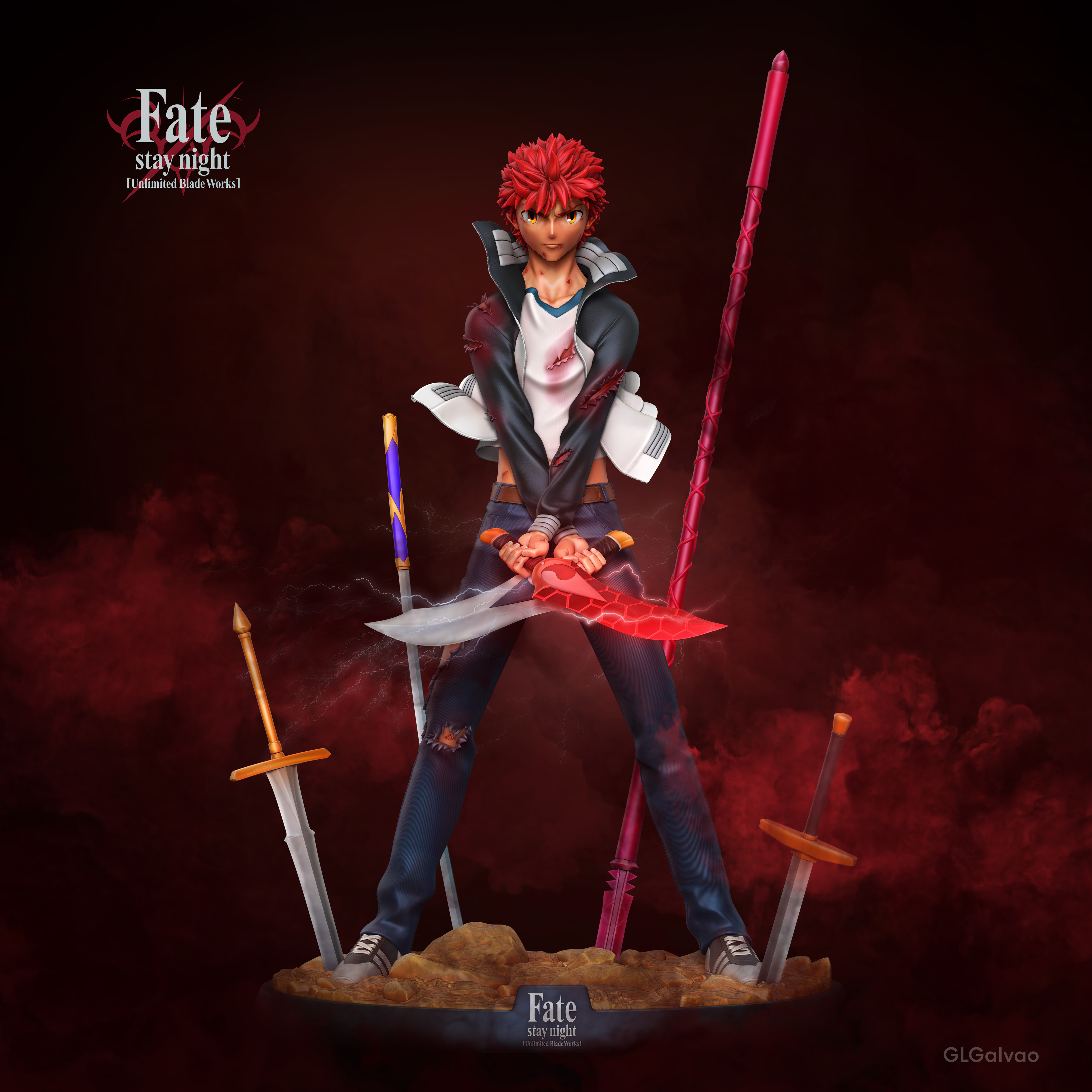 Gabriel Leonardo Galvao Shirou Emiya Fate Stay Night Unlimited Blade Works They have been indexed as male teen with yellow eyes and orange hair that is to ears length. gabriel leonardo galvao shirou emiya