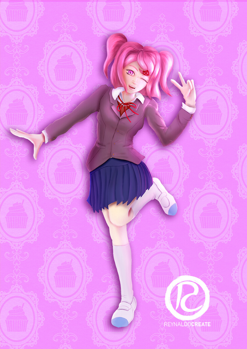 Artstation Ddlc Natsuki ナツキ