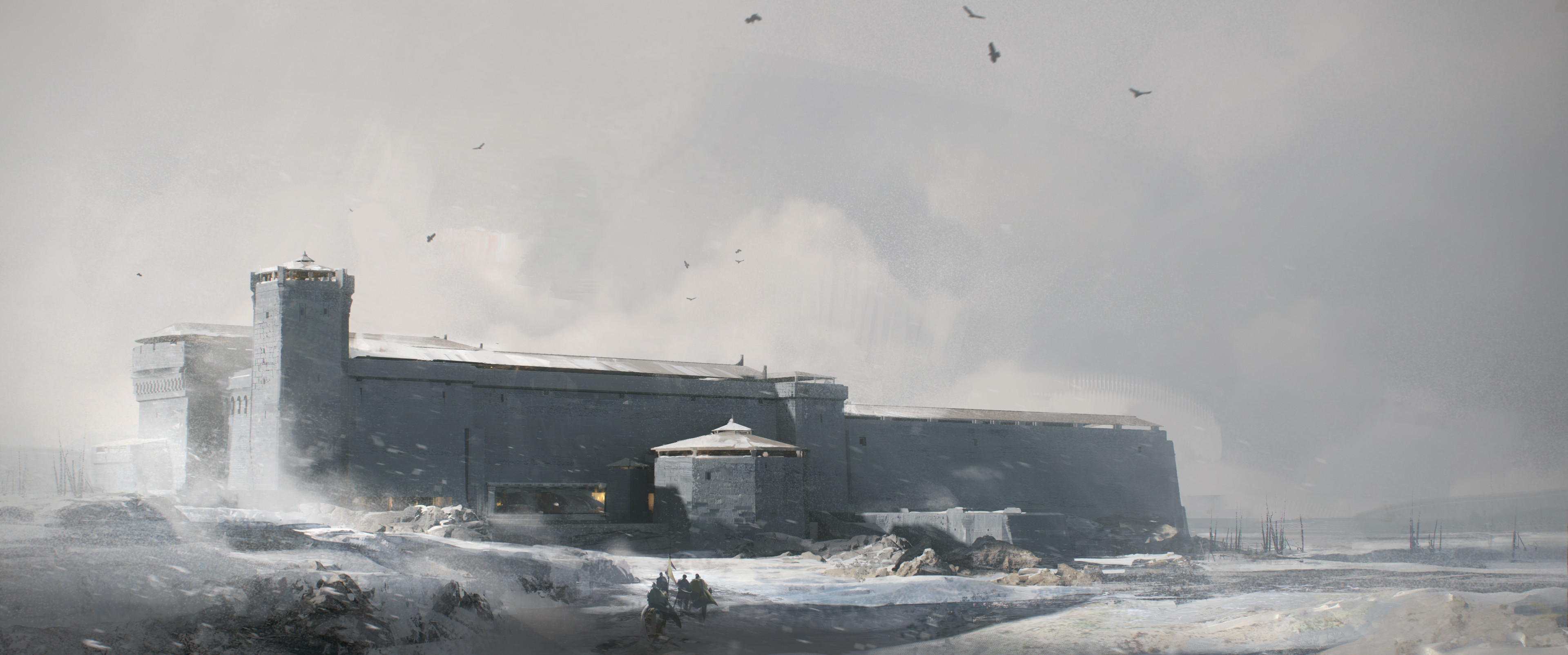 Brothers Keep in the remote tundra