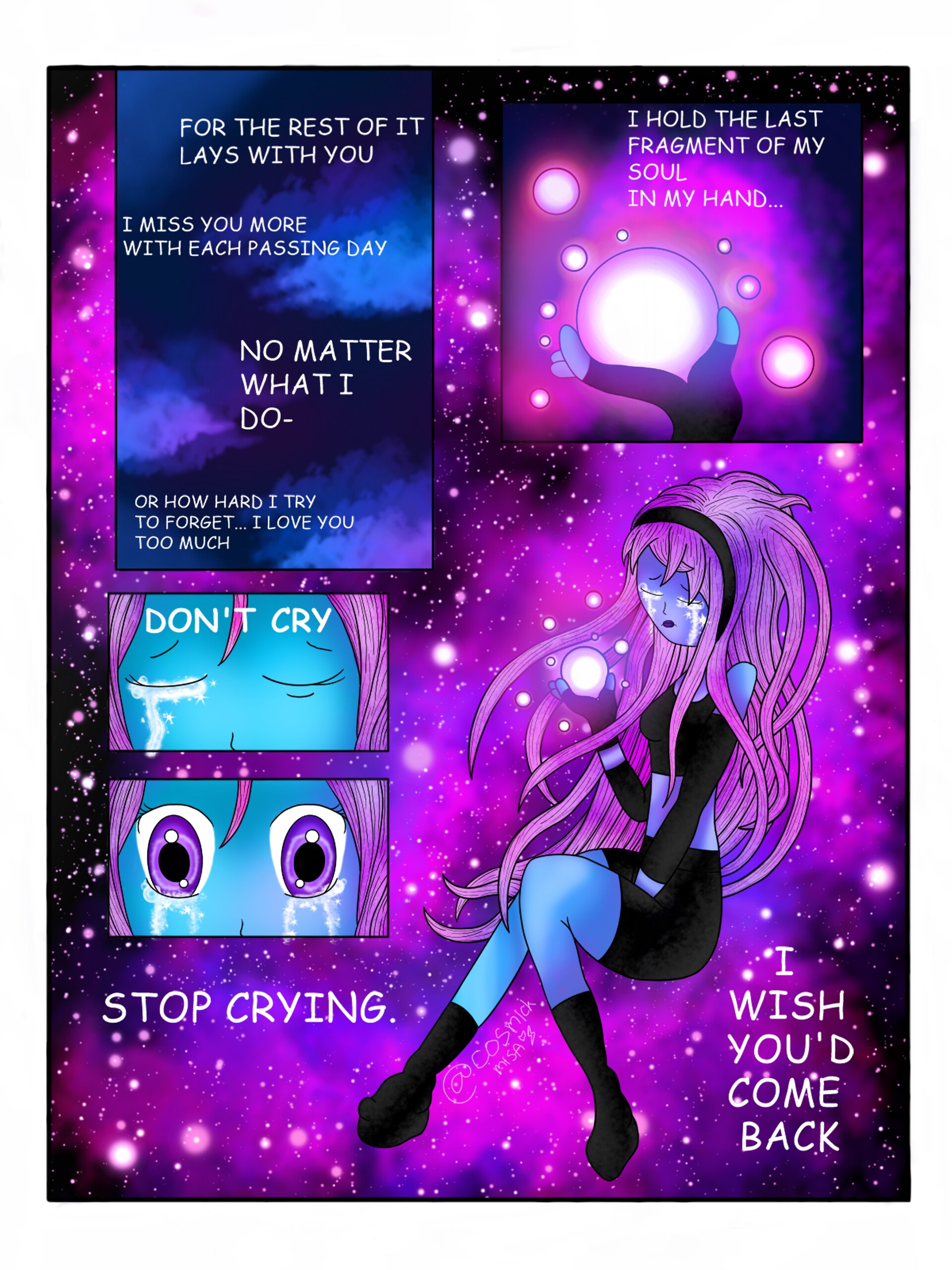 Artstation Fragments Of My Soul Comic Panel Cosmick Misa