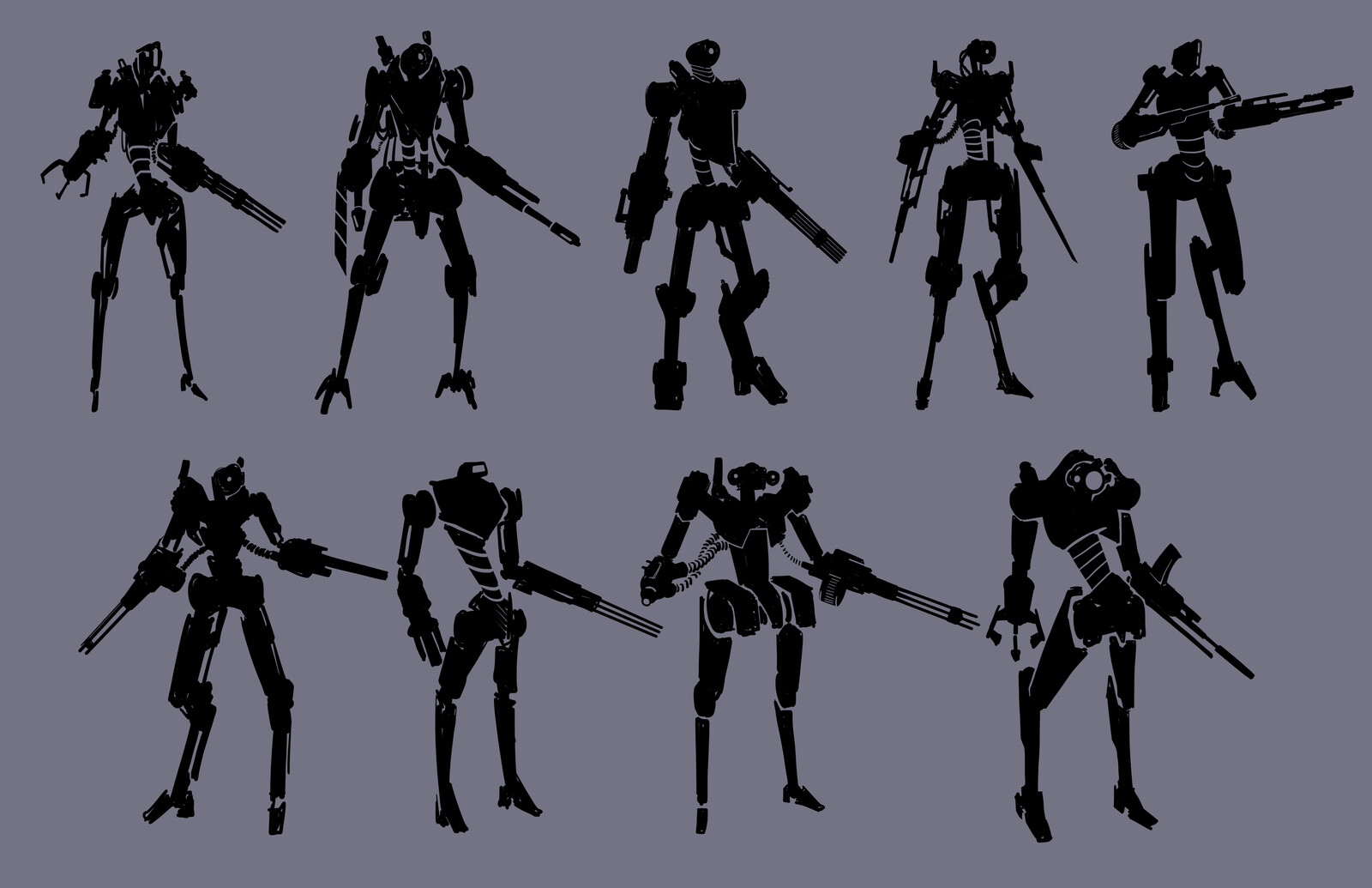 Basic silhouettes to find the shapes I liked