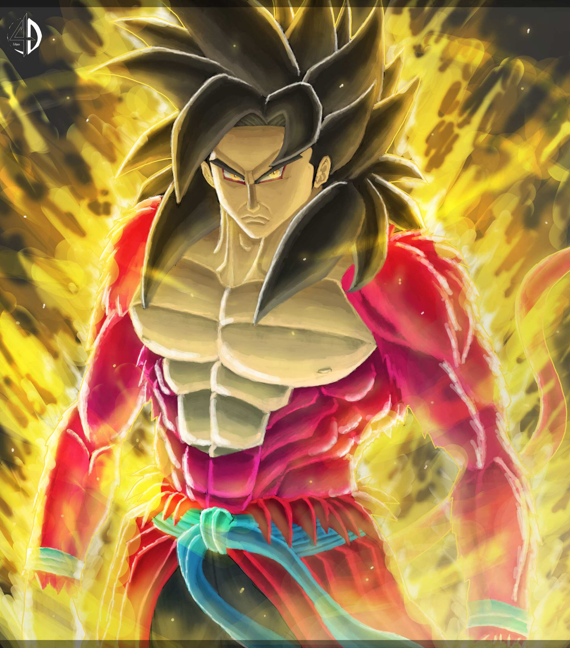 Goku ssj4 xeno by Dokkan, goku xeno HD phone wallpaper | Pxfuel