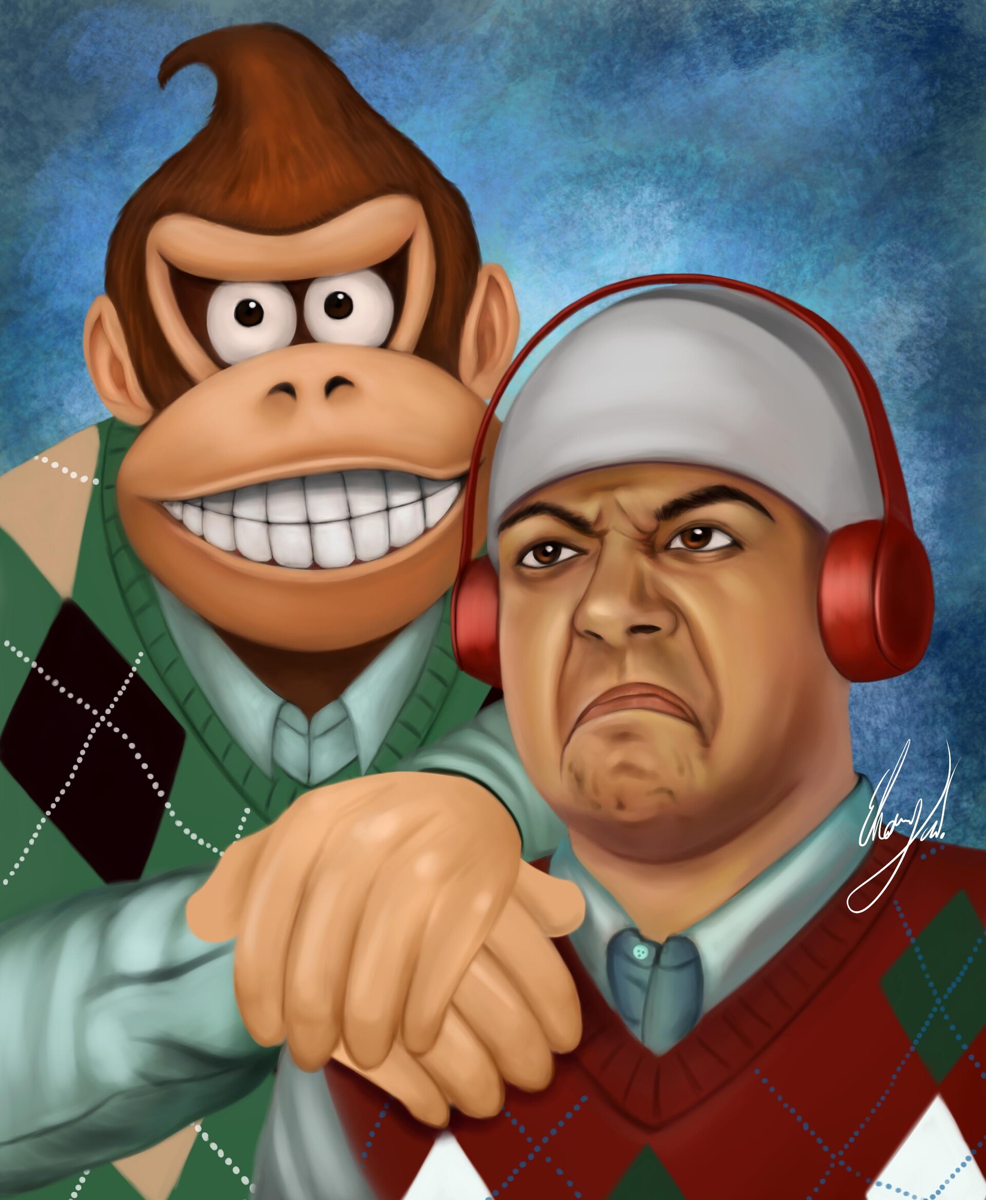 Artstation Dashie And Donkey Kong Ebony Walker With a lot of bad words. dashie and donkey kong ebony walker