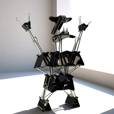 Binder clip monster clearance