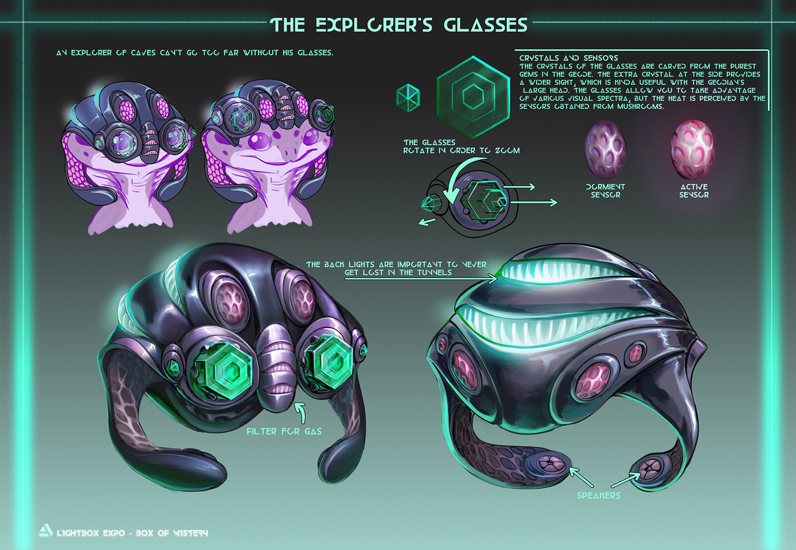 LIGHTBOX EXPO CHALLENGE - MISTERY BOX- PROPS DESIGN