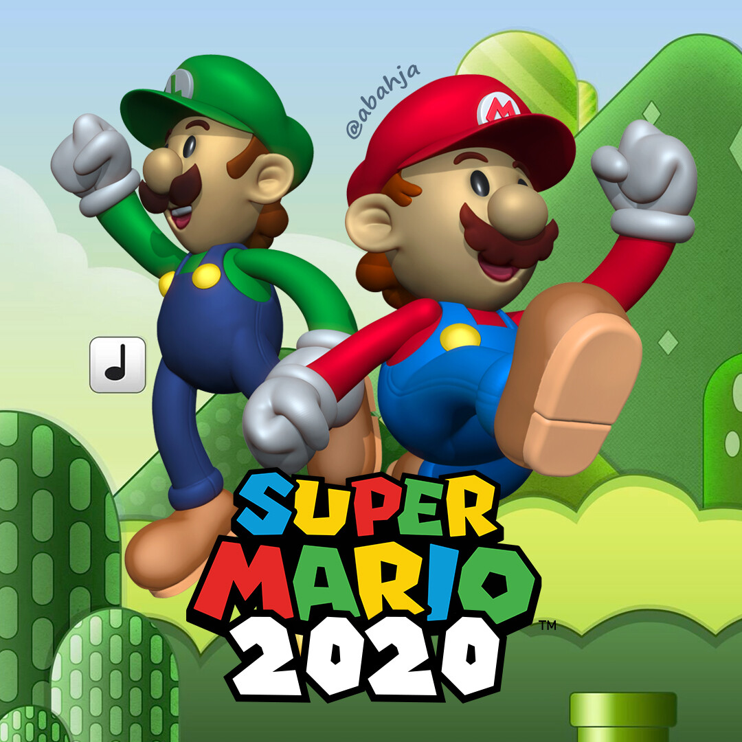 delicacy Lull Puzzled ArtStation - Super Mario Bros 2020