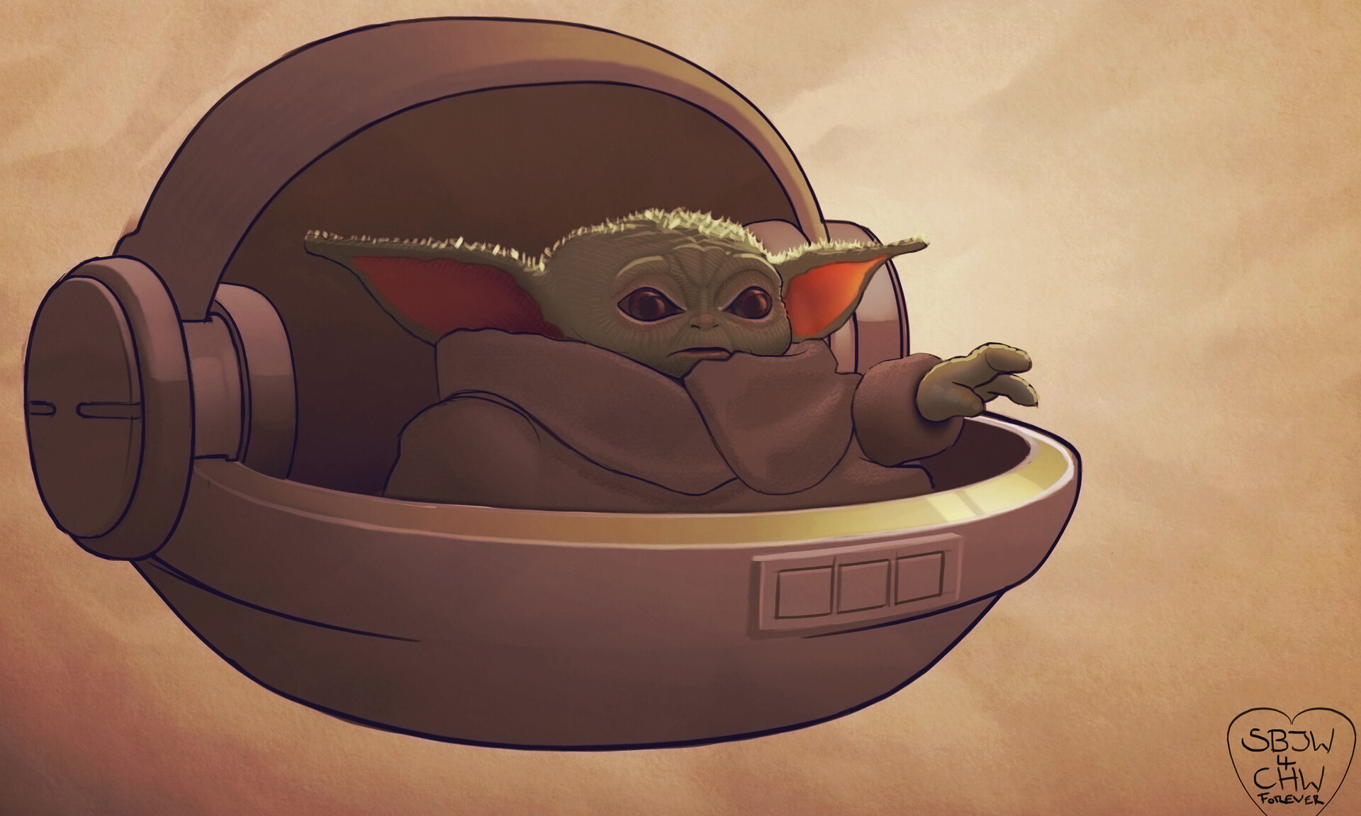 ArtStation - Baby Yoda