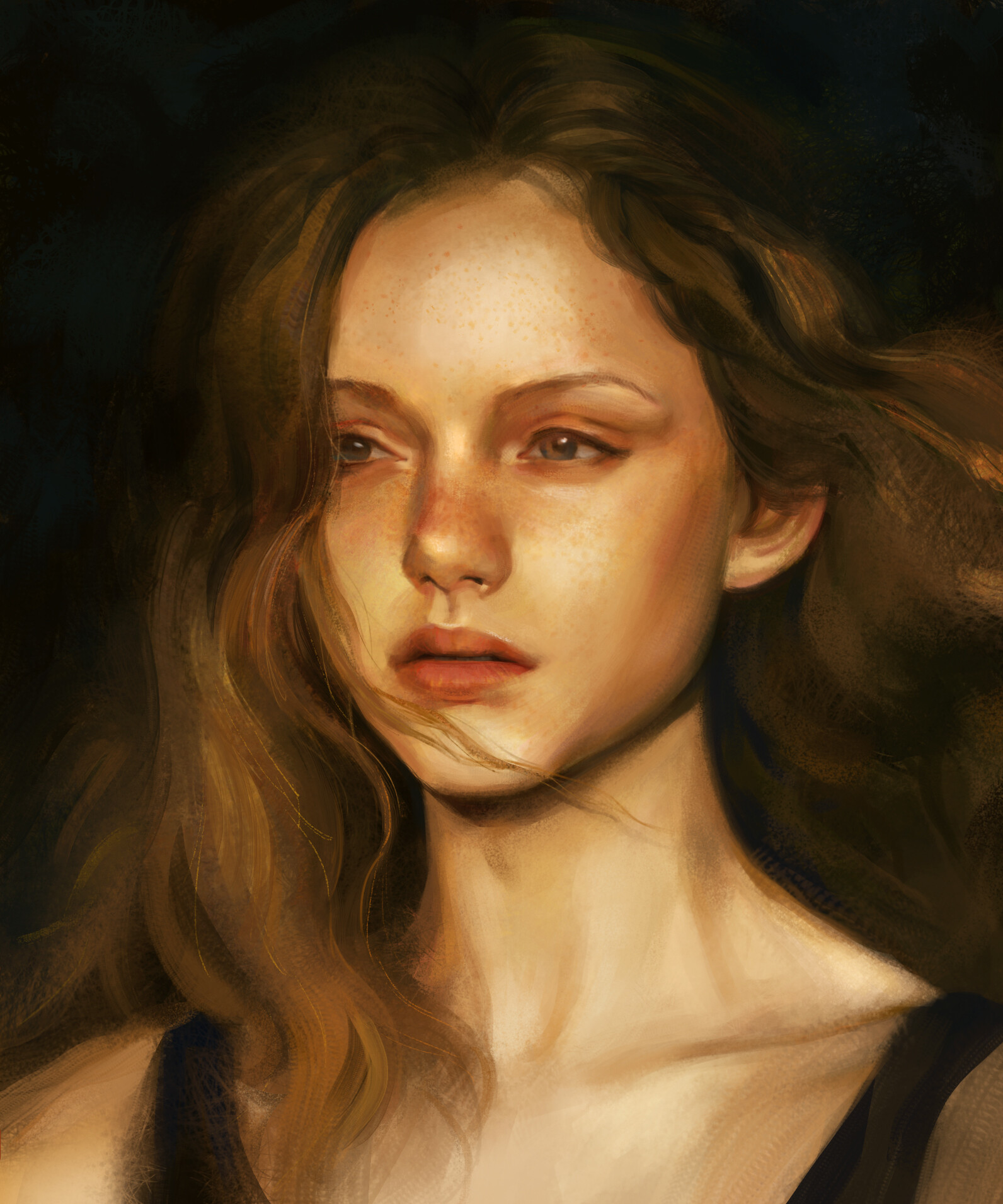 ArtStation - Portrait painting