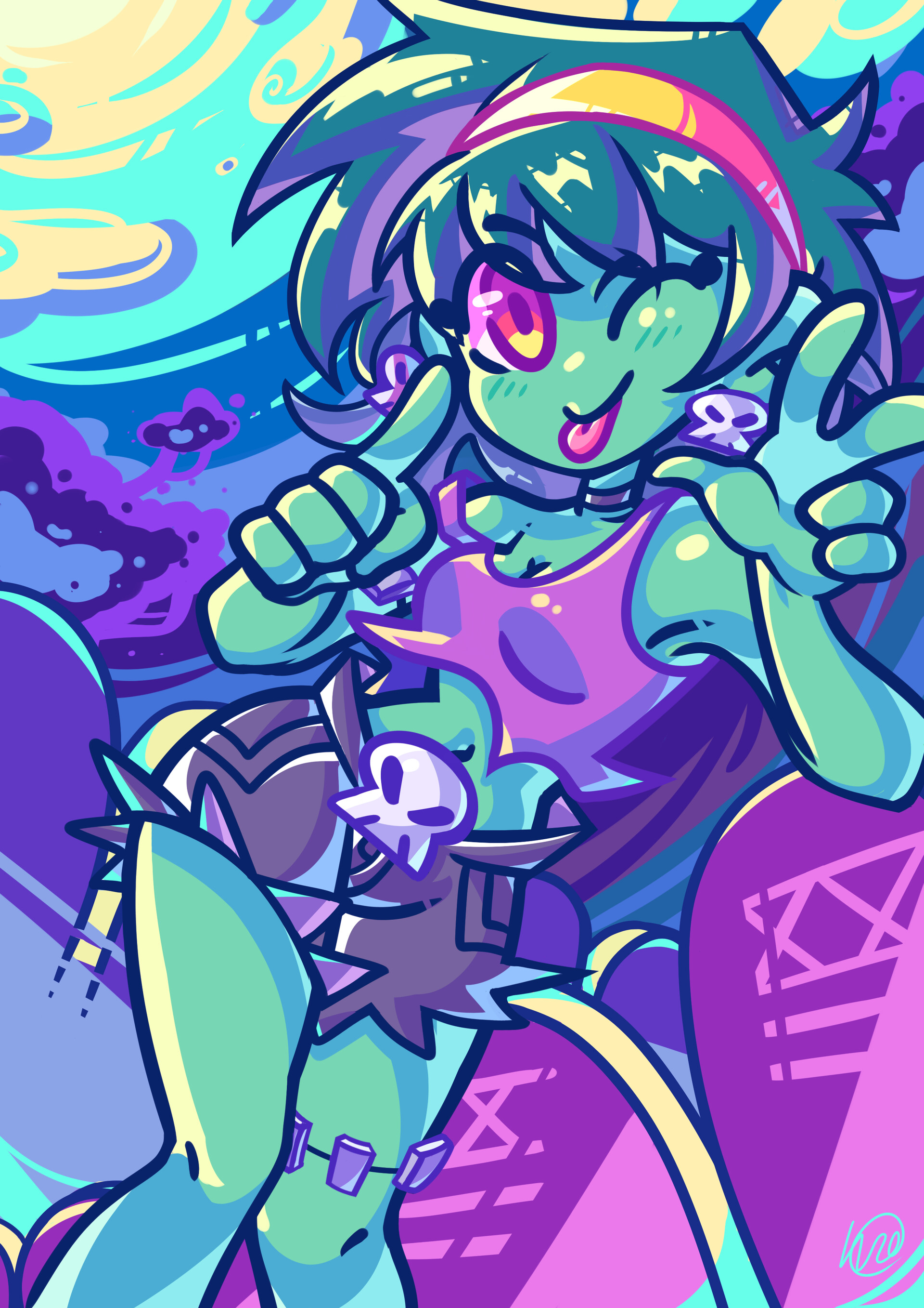 Fanart of Rottytops from the game series "Shantae.