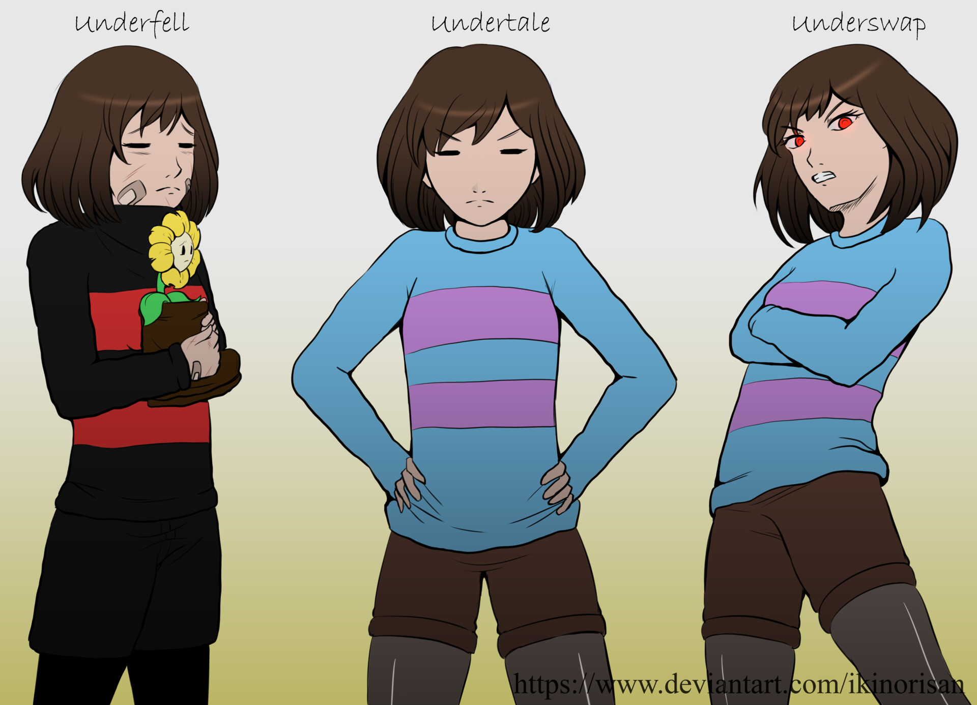 Artstation Frisk Potato Chan