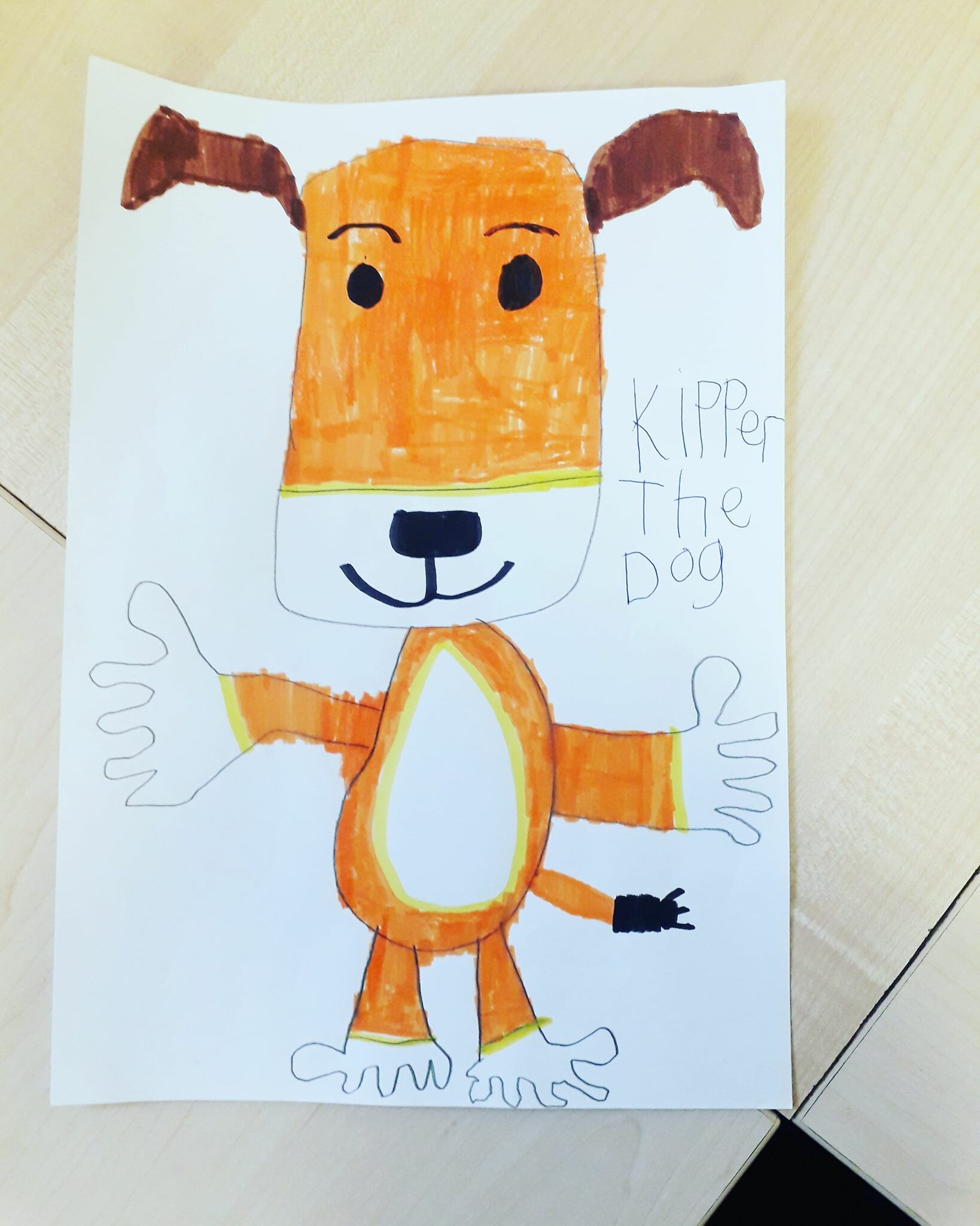 Artstation - Kipper The Dog Drawing