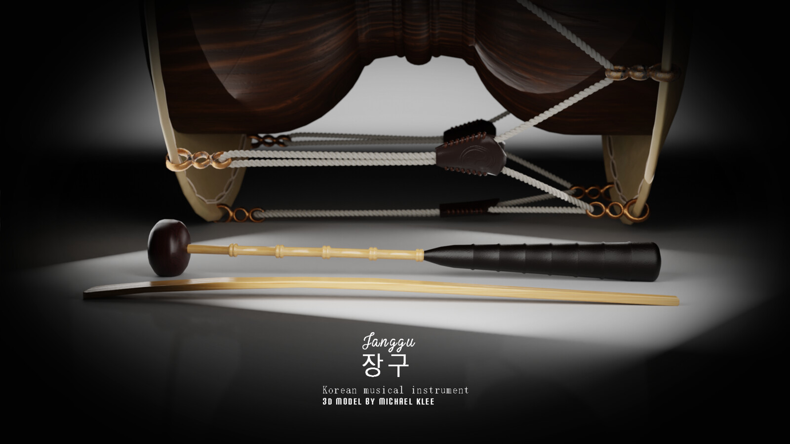 Janggu 장구 sticks 2