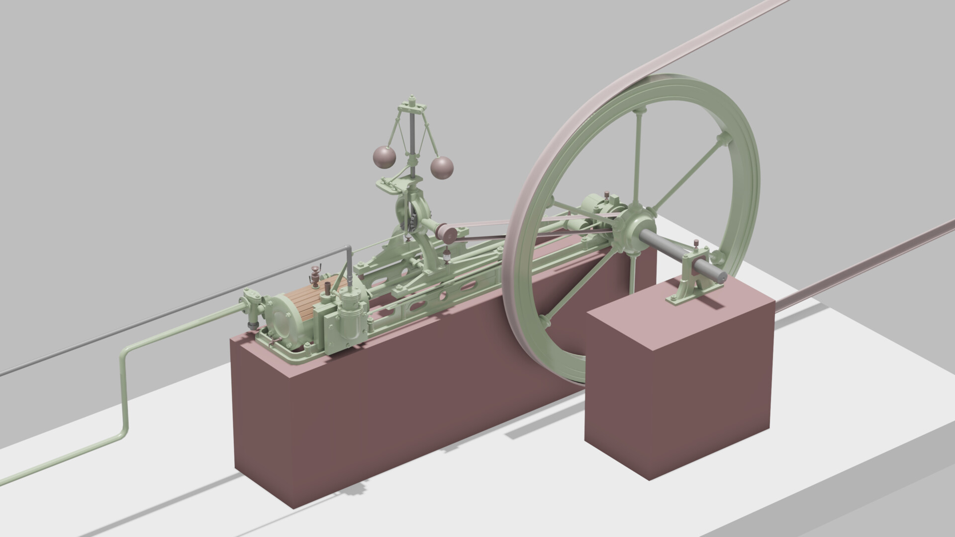 ArtStation - Old Steam machine Visualisation