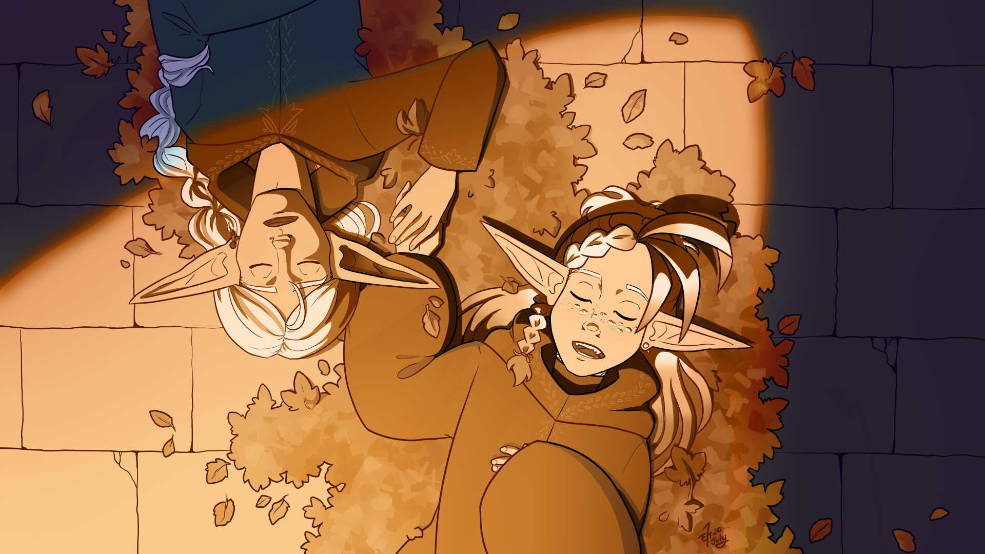 ArtStation Sleeping Druids