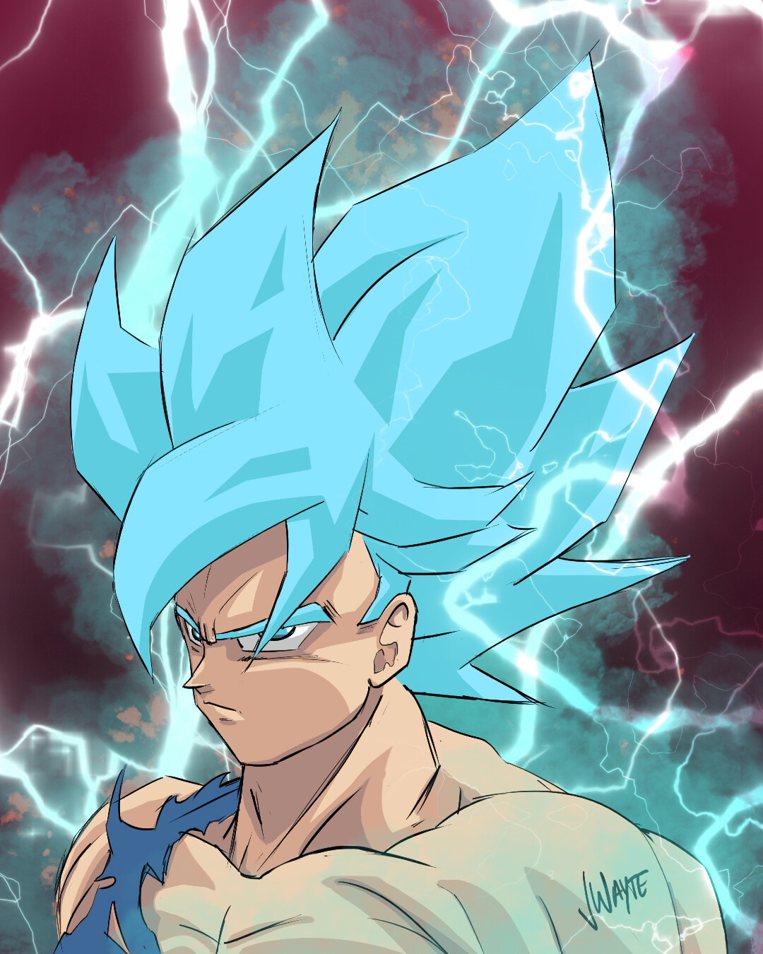 Goku SSJ Blue | Poster