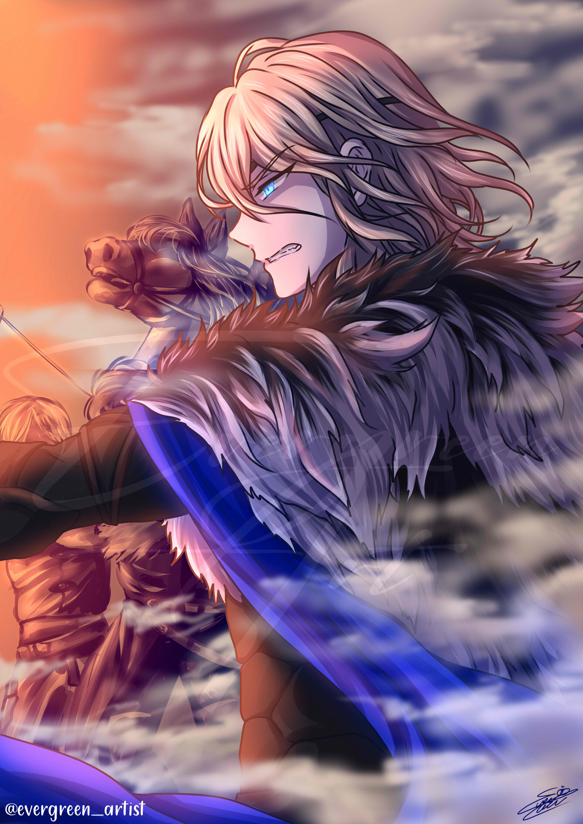 Evergreen Artist Dimitri Alexandre Blaiddyd Fire Emblem Three Houses Fanart Fire emblem three houses golden deer characters students. fire emblem three houses fanart