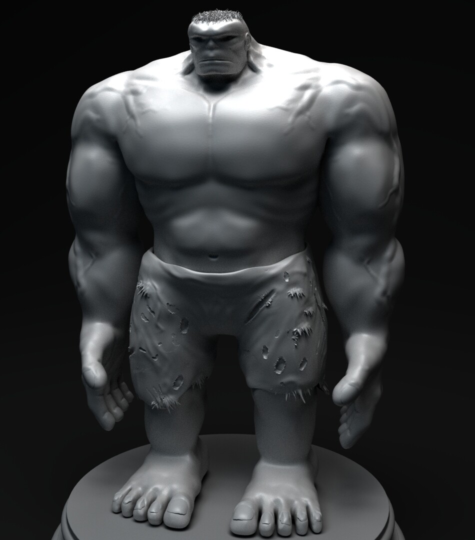 Artstation Cagd 331 Final The Immortal Hulk Model Aiden Ramirez