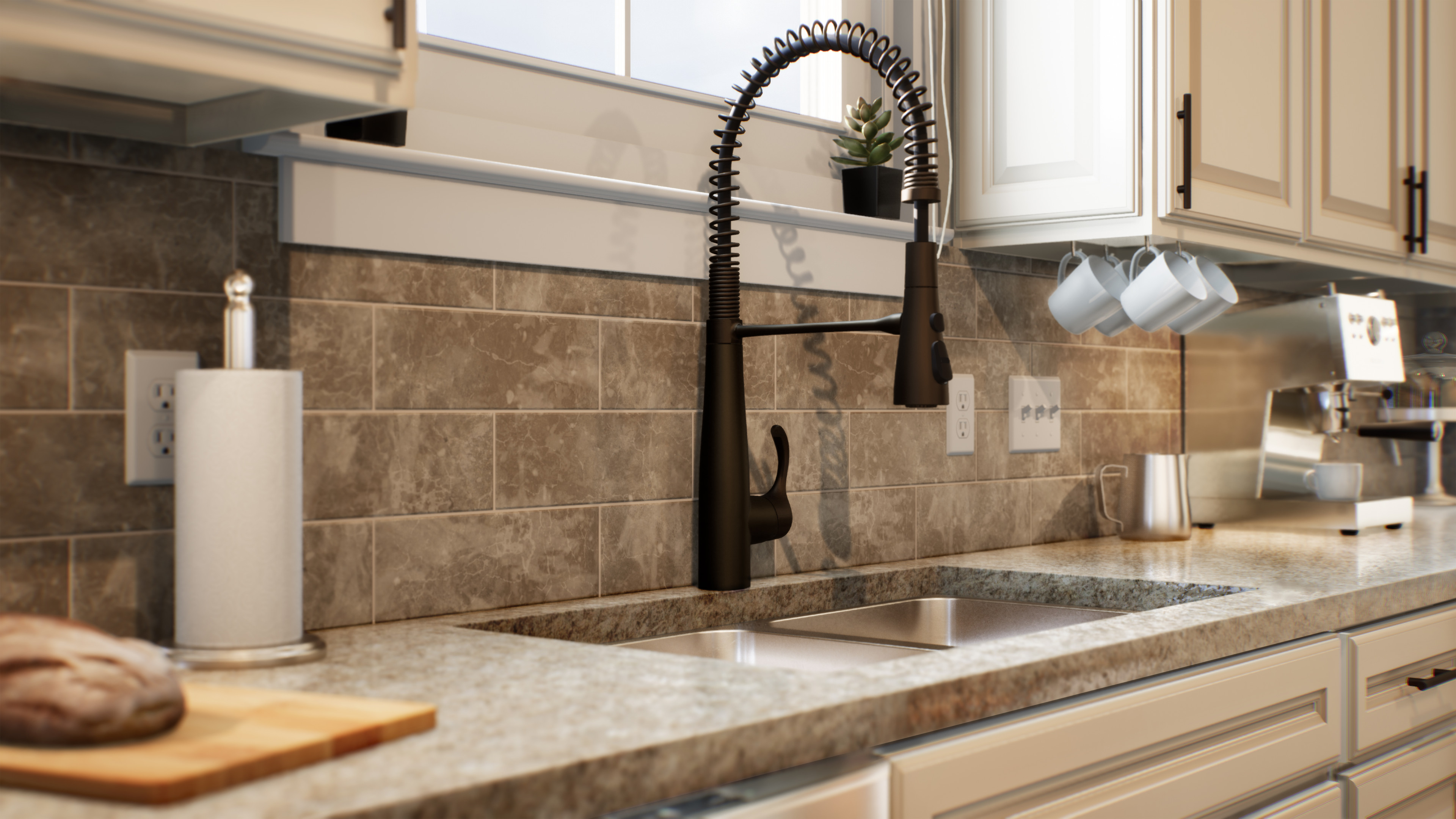 Simplice Faucet Traditional Kitchen