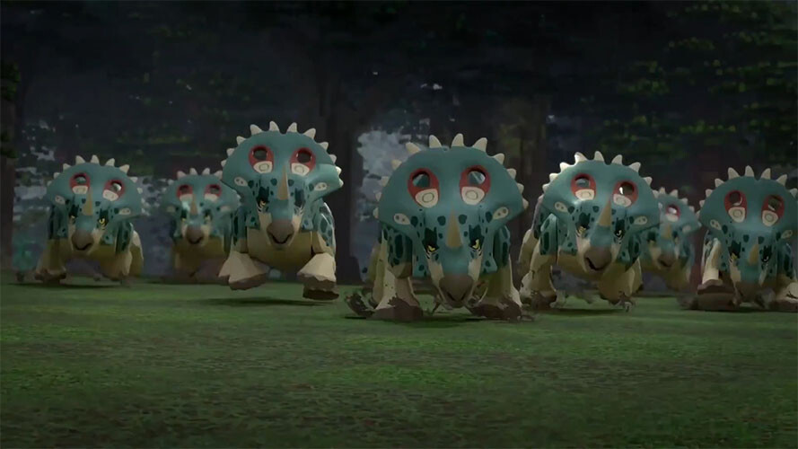 Lego sinoceratops top