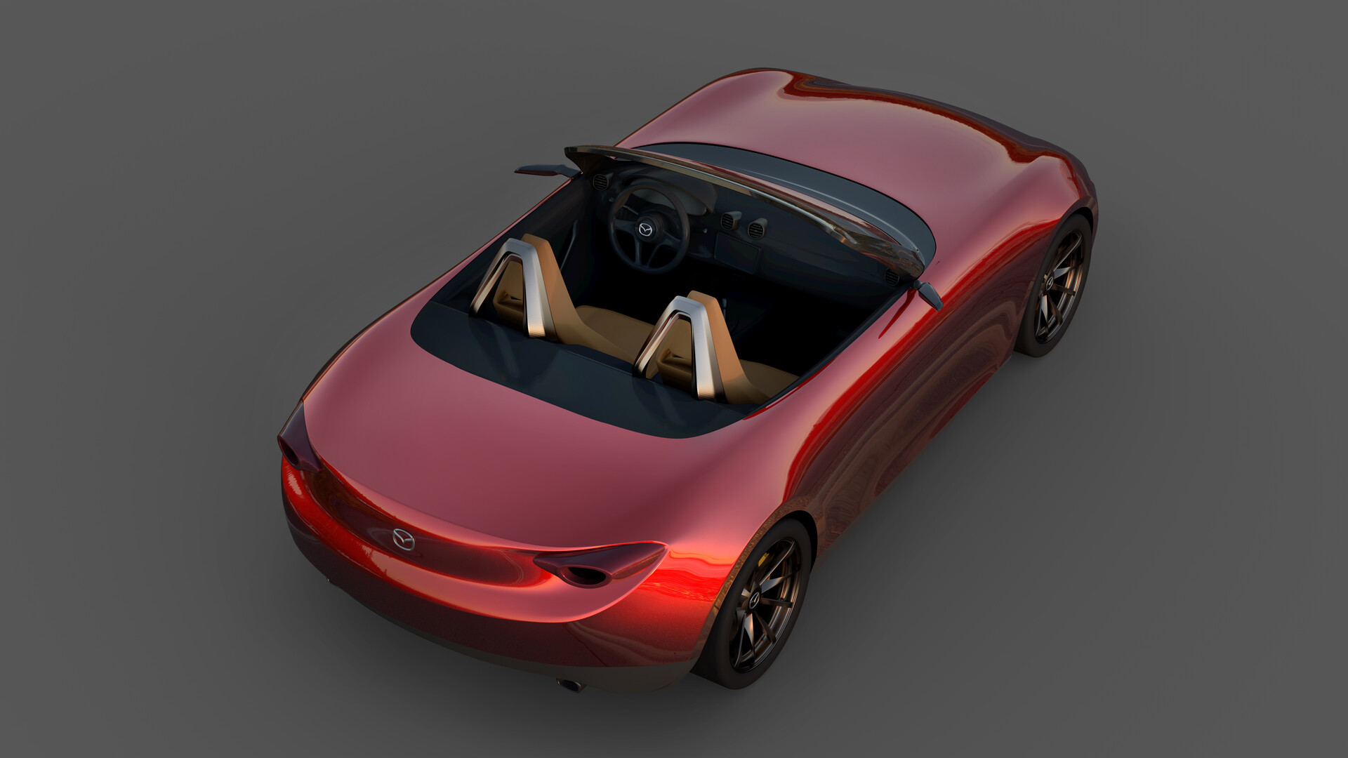 Charles Zheng 2025 Mazda MX5 Miata Maya Modeling Project