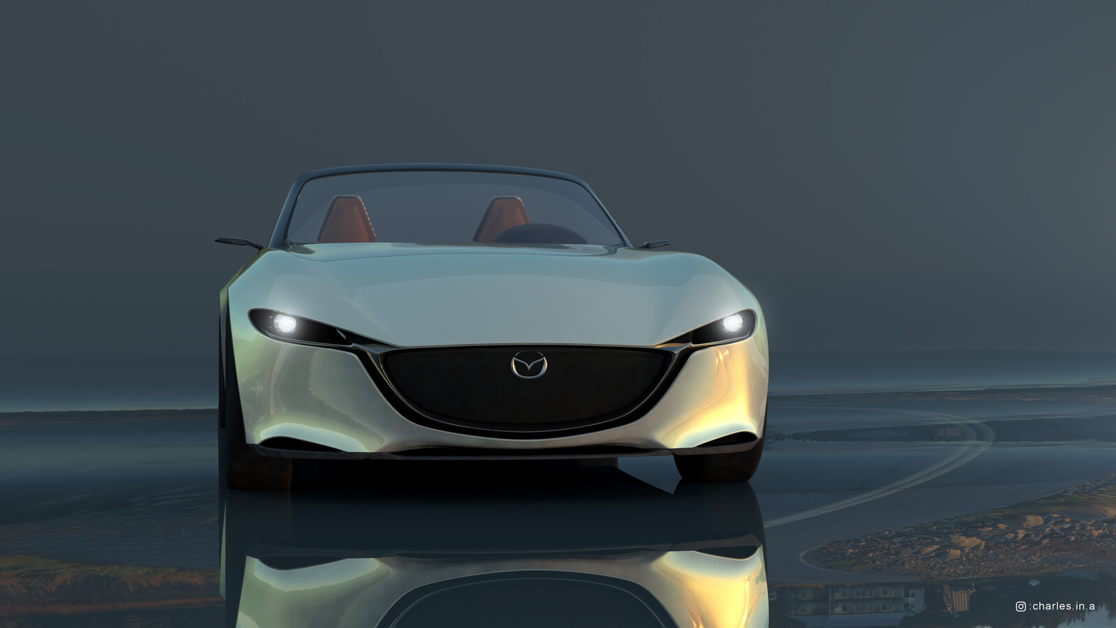 Charles Zheng 2025 Mazda MX5 Miata Maya Modeling Project