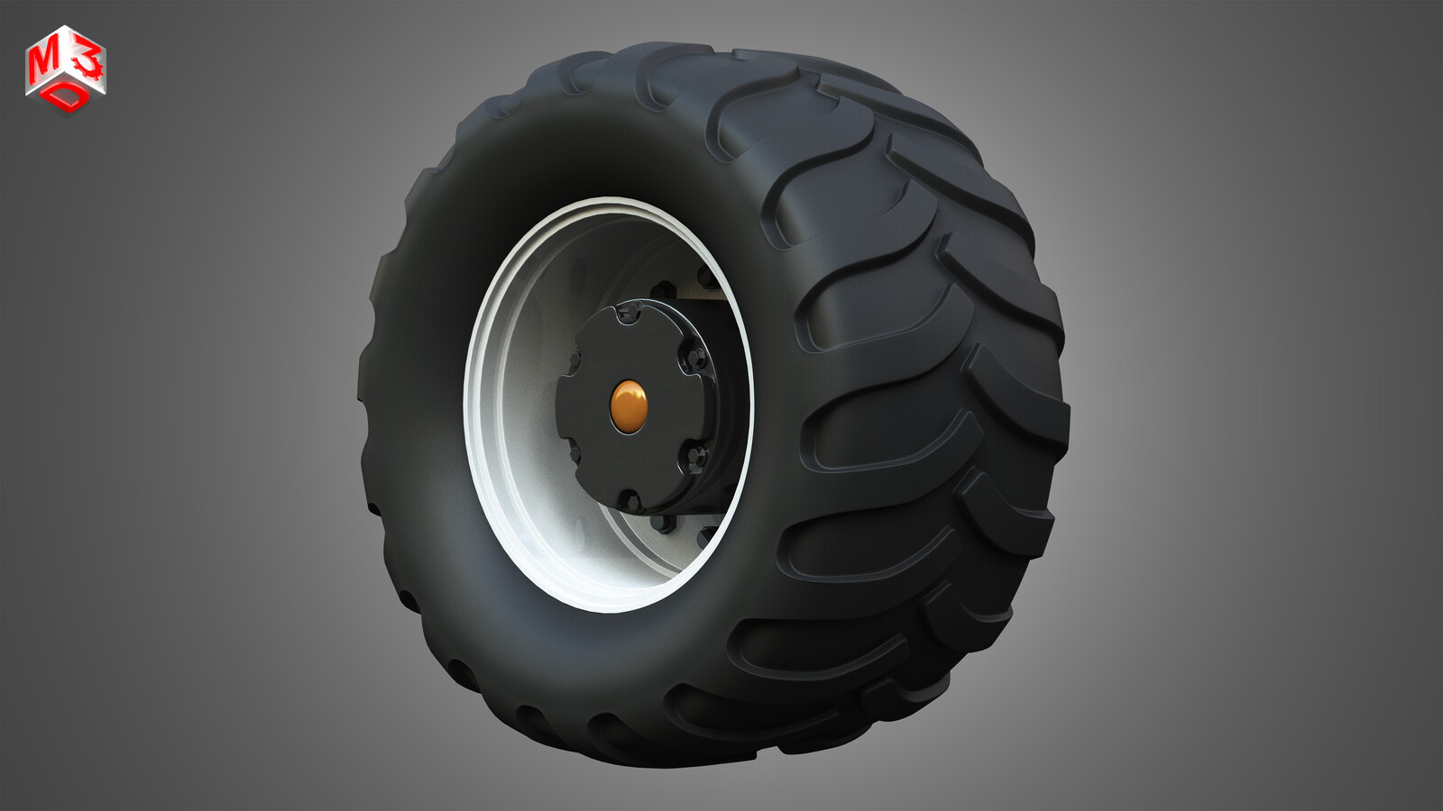 Farm Machine Tire 3D model
