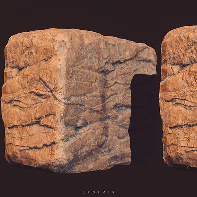 Desert Rock 3D Model