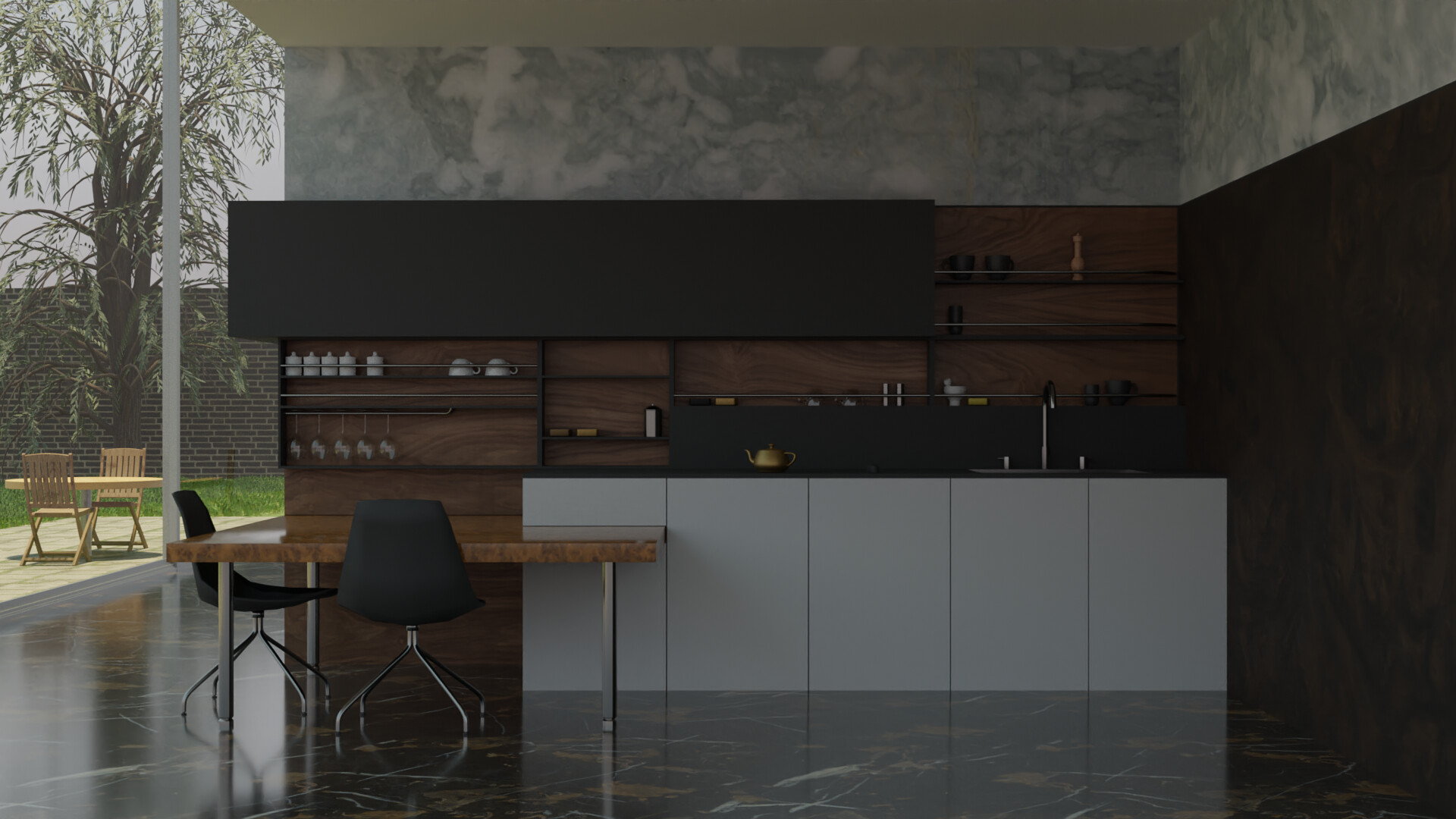 ArtStation Blender Kitchen Render