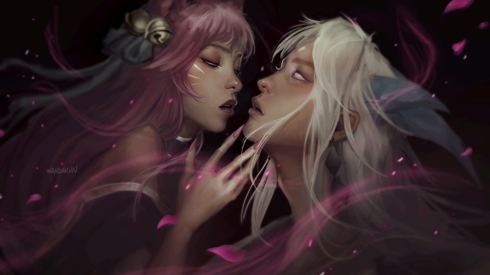 Carmen Carballo Wandakun Spirit Blossom Ahri Yone Ahri of league of legends version spirit blossom. carmen carballo wandakun spirit