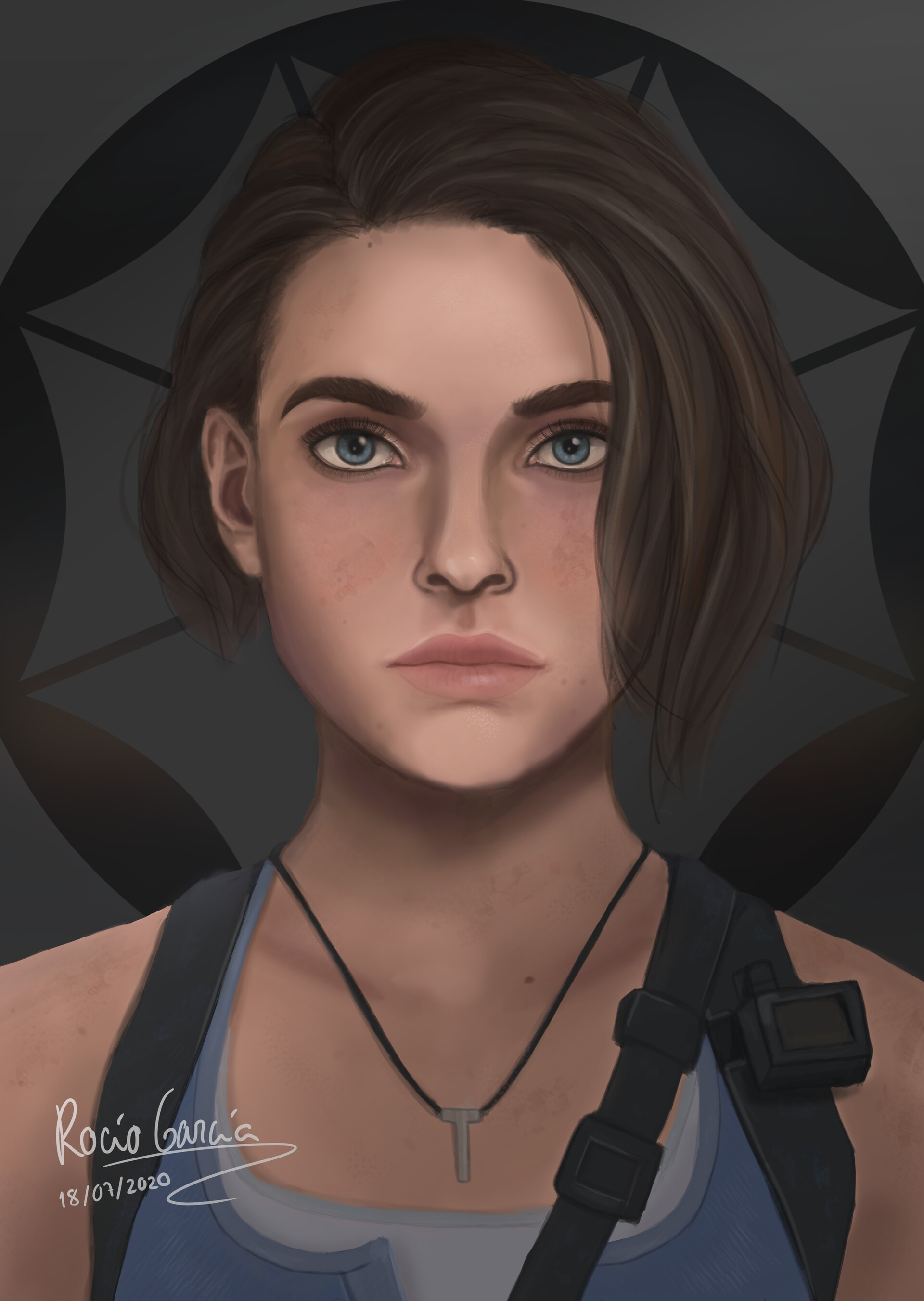 ArtStation - Jill Valentine from Resident Evil #2