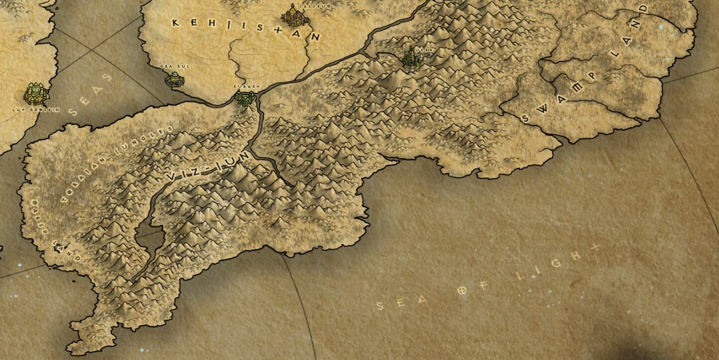 James Nalepa Map of Sanctuary from Diablo