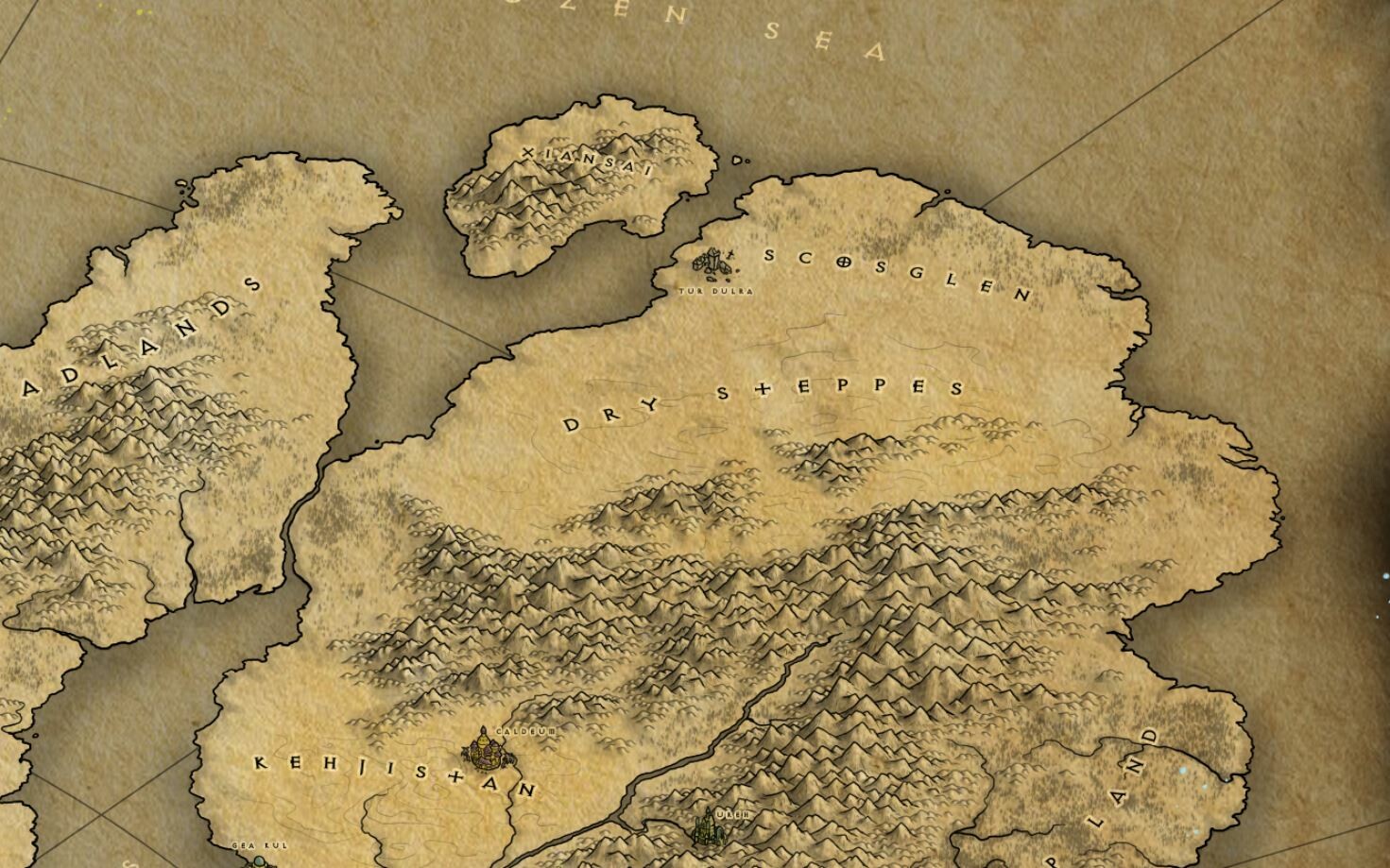 James Nalepa Map of Sanctuary from Diablo