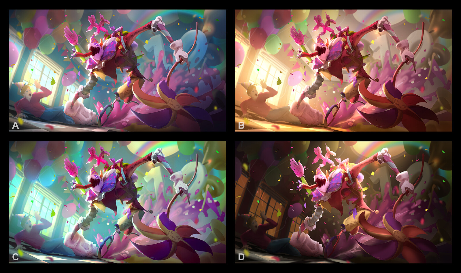 This was super challenging because of the colors.