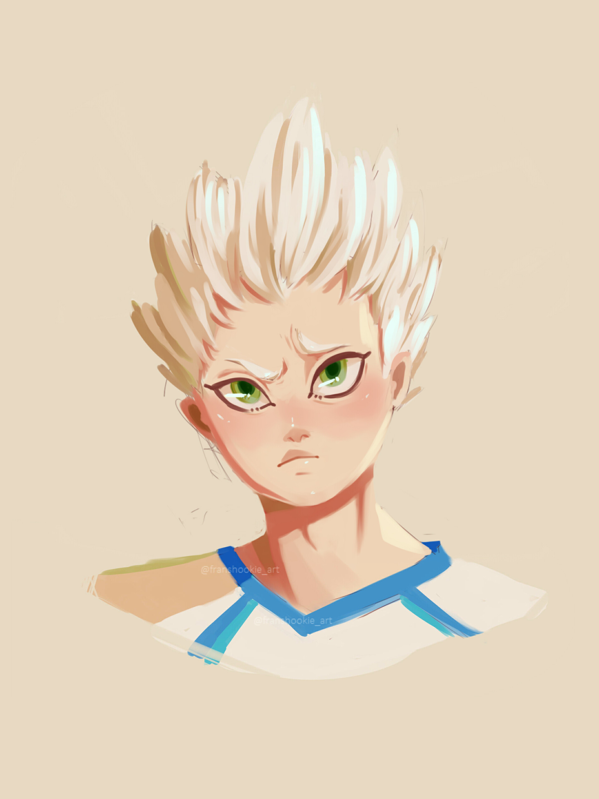 photo Hoshiumi Haikyuu Fanart franshookie art haikyuu portraits