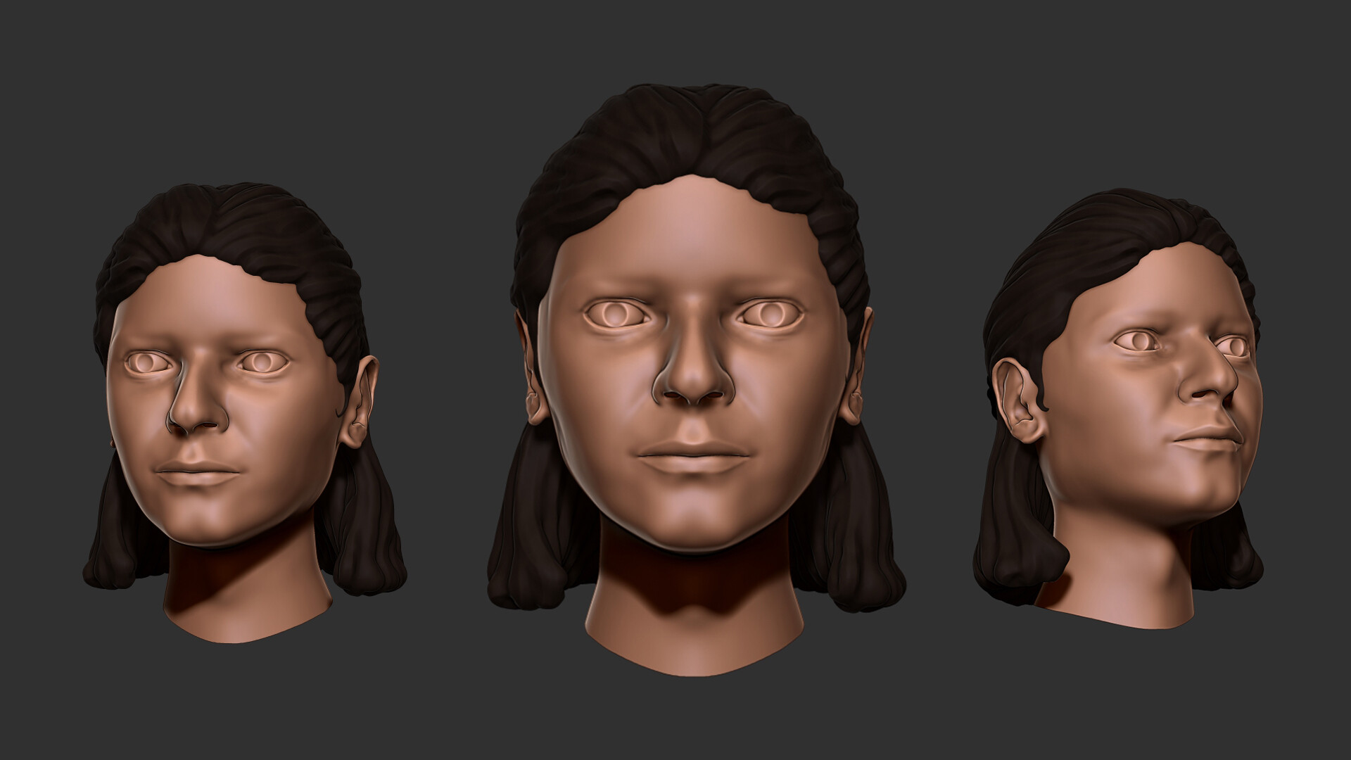 ArtStation - 3d Character Face Model