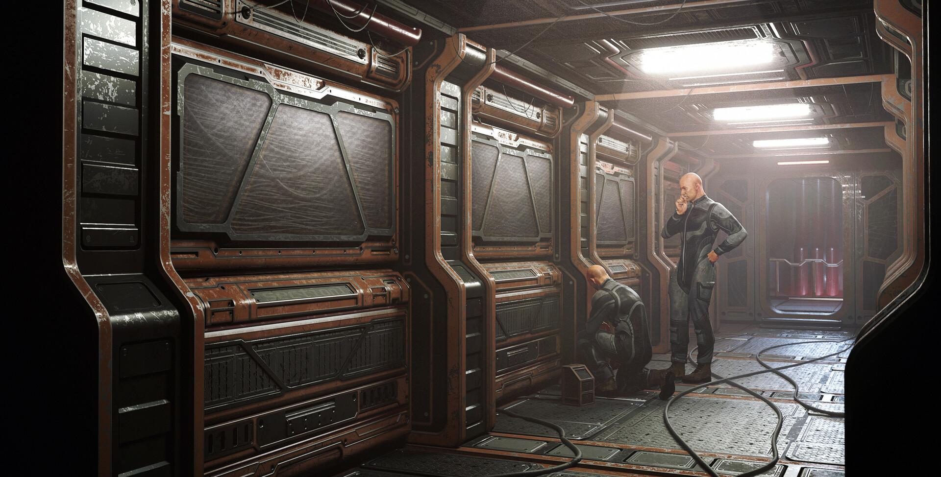 ArtStation - Sci-fi Interior design
