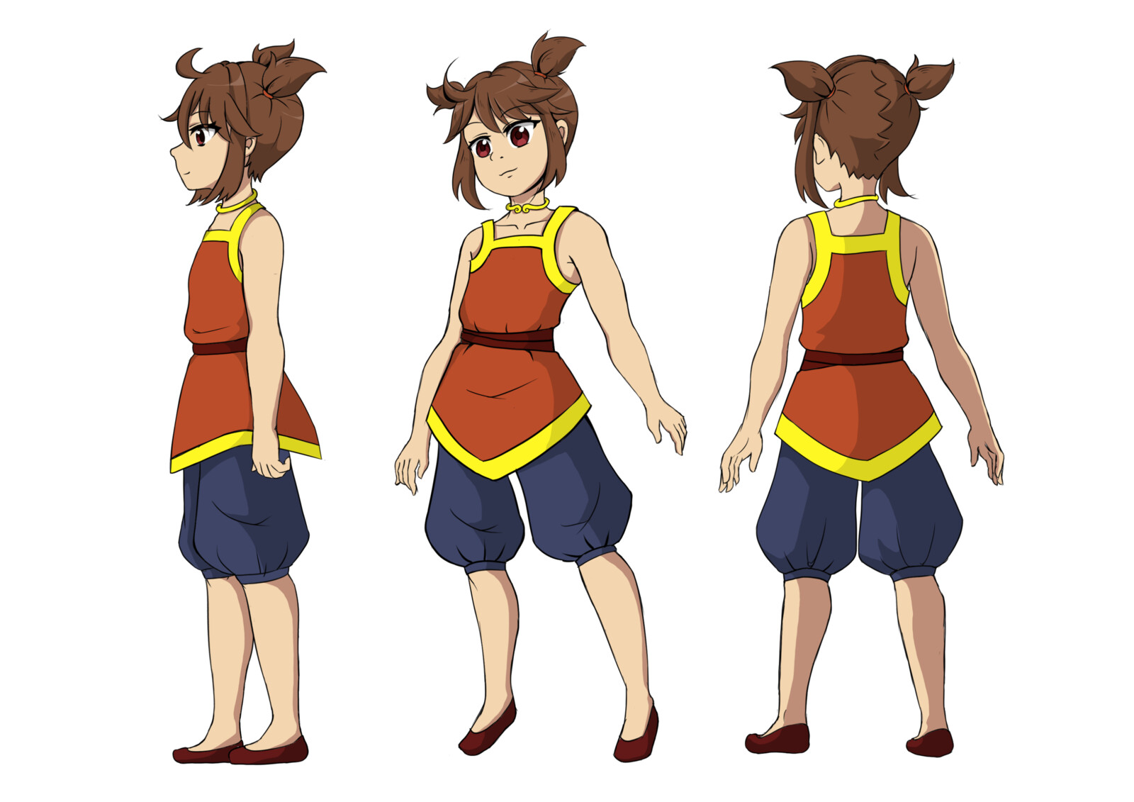 Nezha in human form.