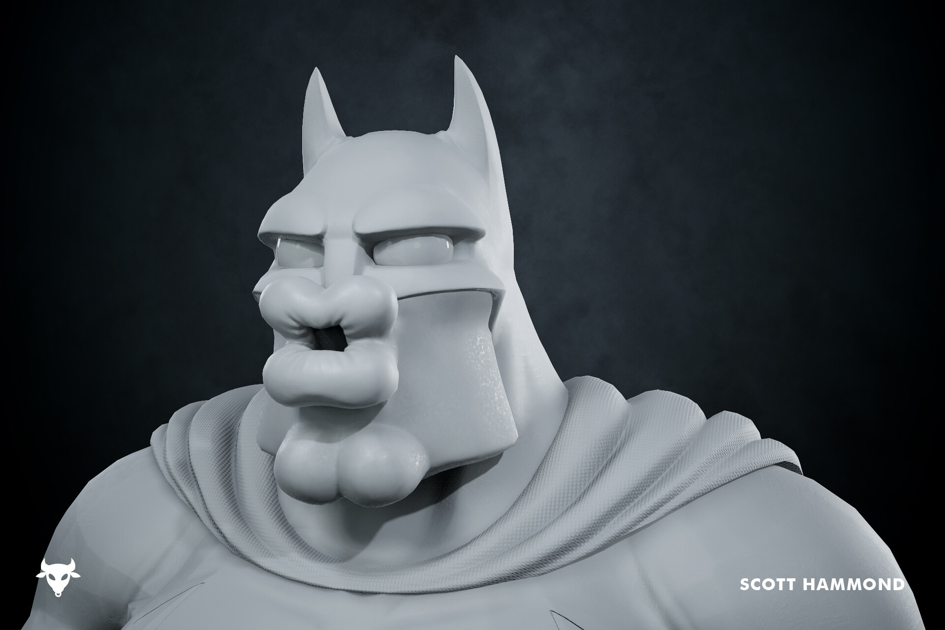 artstation batmetal batman scott hammond