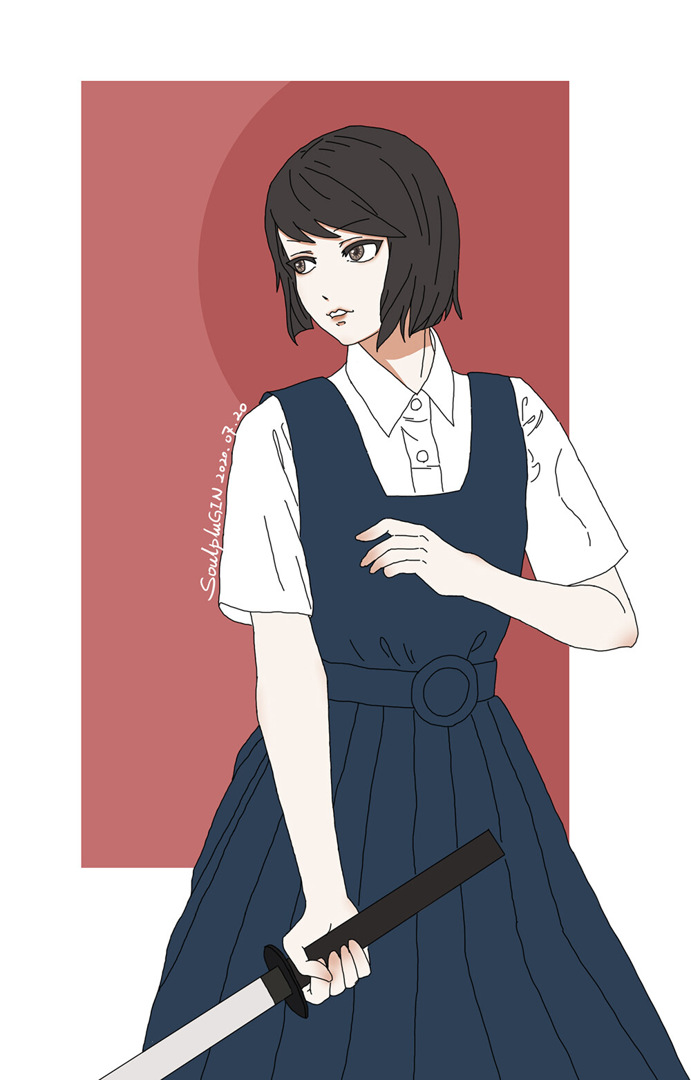 ArtStation blade and girl