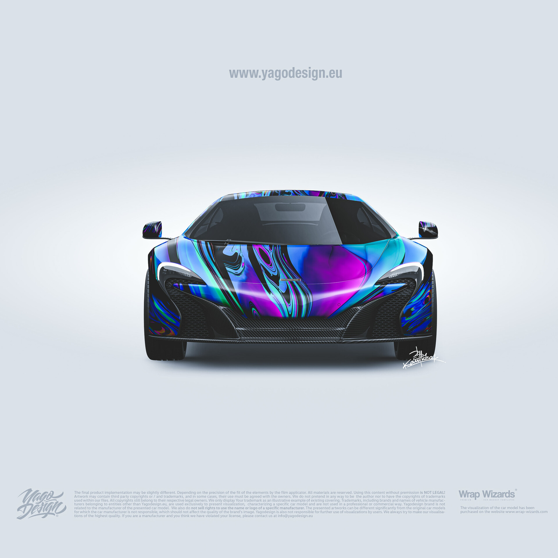 Kamil Lizak Mclaren 650s Coupe 2015 Livery Design