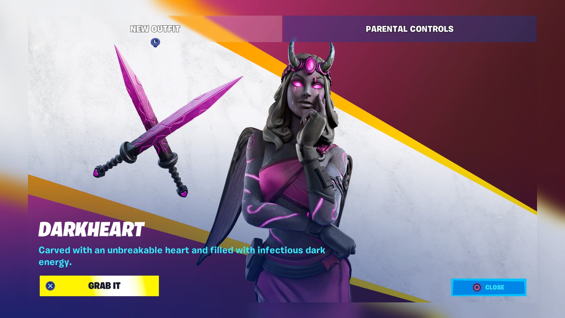 Justin Holt FORTNITE DARK HEART SKIN Justin Holt Fortnite 