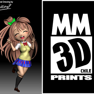 ArtStation - Ms. Green - M&M´S 3D print model