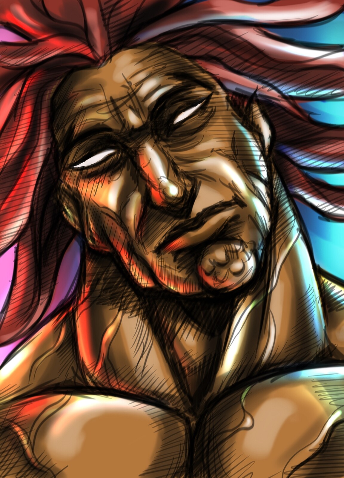 Artstation The Ogre Bonn Biji Thomas Yuichiro hanma is the father of yujiro hanma and grandfather of jack hanma and baki hanma. artstation the ogre bonn biji thomas